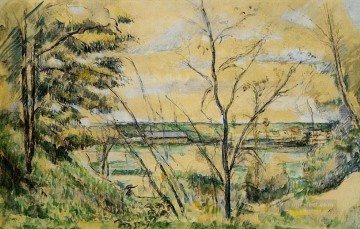 ブルック川の流れ Painting - オワーズ渓谷 ポール・セザンヌの風景 小川